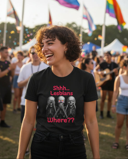 Inside Joke, Shh Lesbians, Pride T shirt
