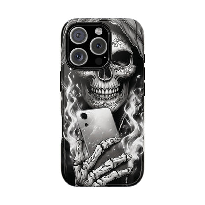 Grim Reaper Hooded Skeleton Phone Case