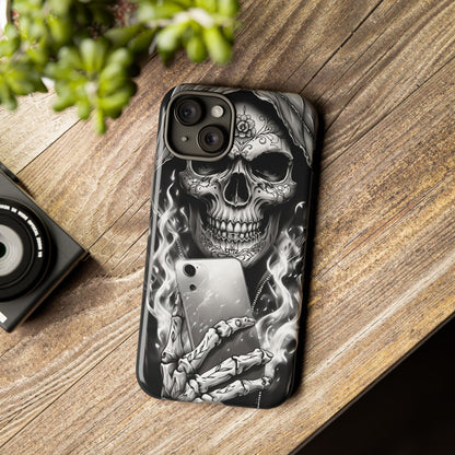 Grim Reaper Hooded Skeleton Phone Case