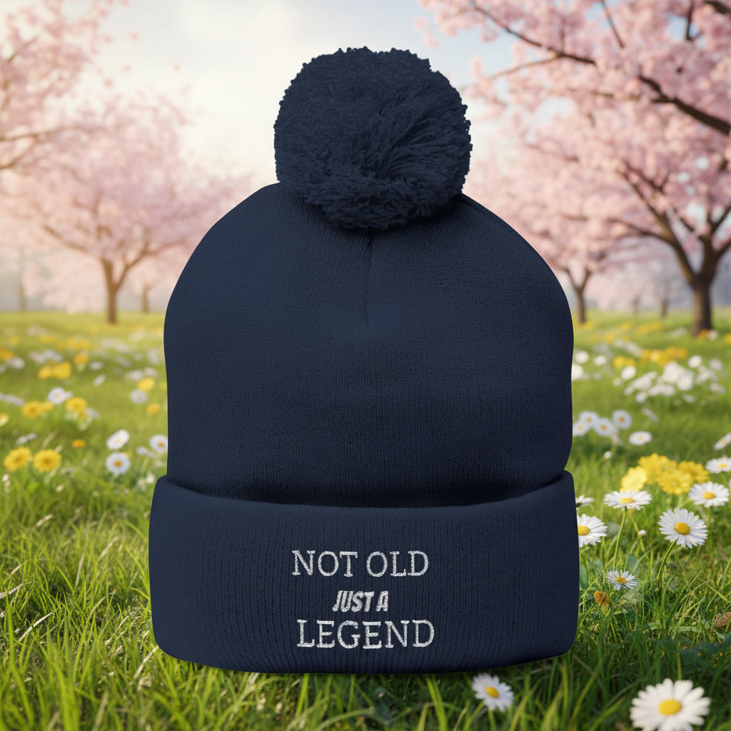 Not Old Just a Legend Woolly Hat - True Colours Rising