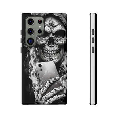 Grim Reaper Hooded Skeleton Phone Case