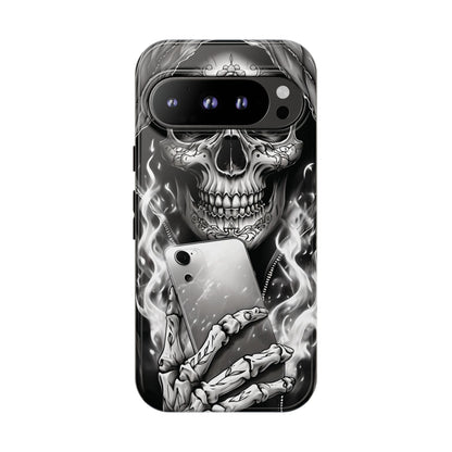 Grim Reaper Hooded Skeleton Phone Case