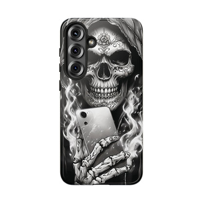 Grim Reaper Hooded Skeleton Phone Case