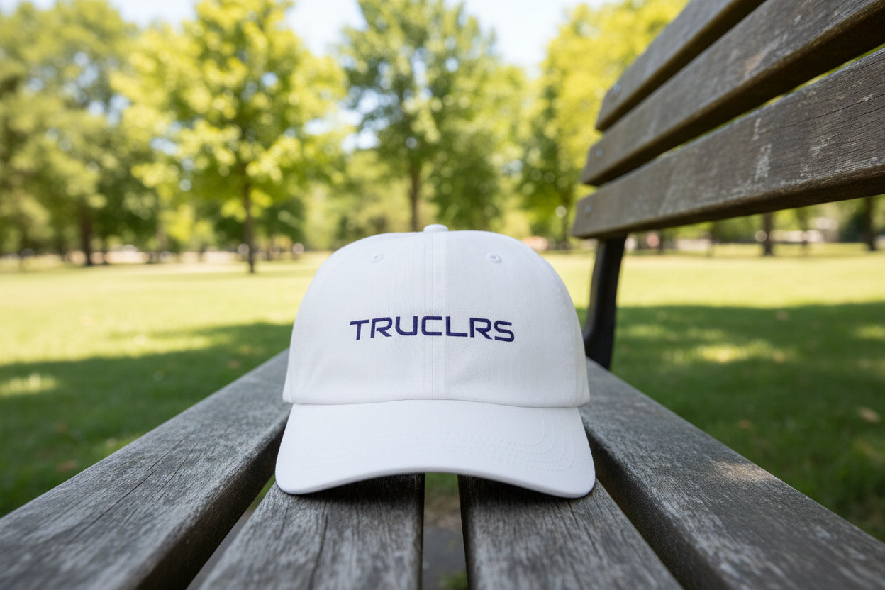 White Pastel Core True Colours Cap front view