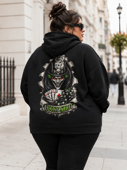 Plus size Luck Shot Hoodie, from TRUCLRS