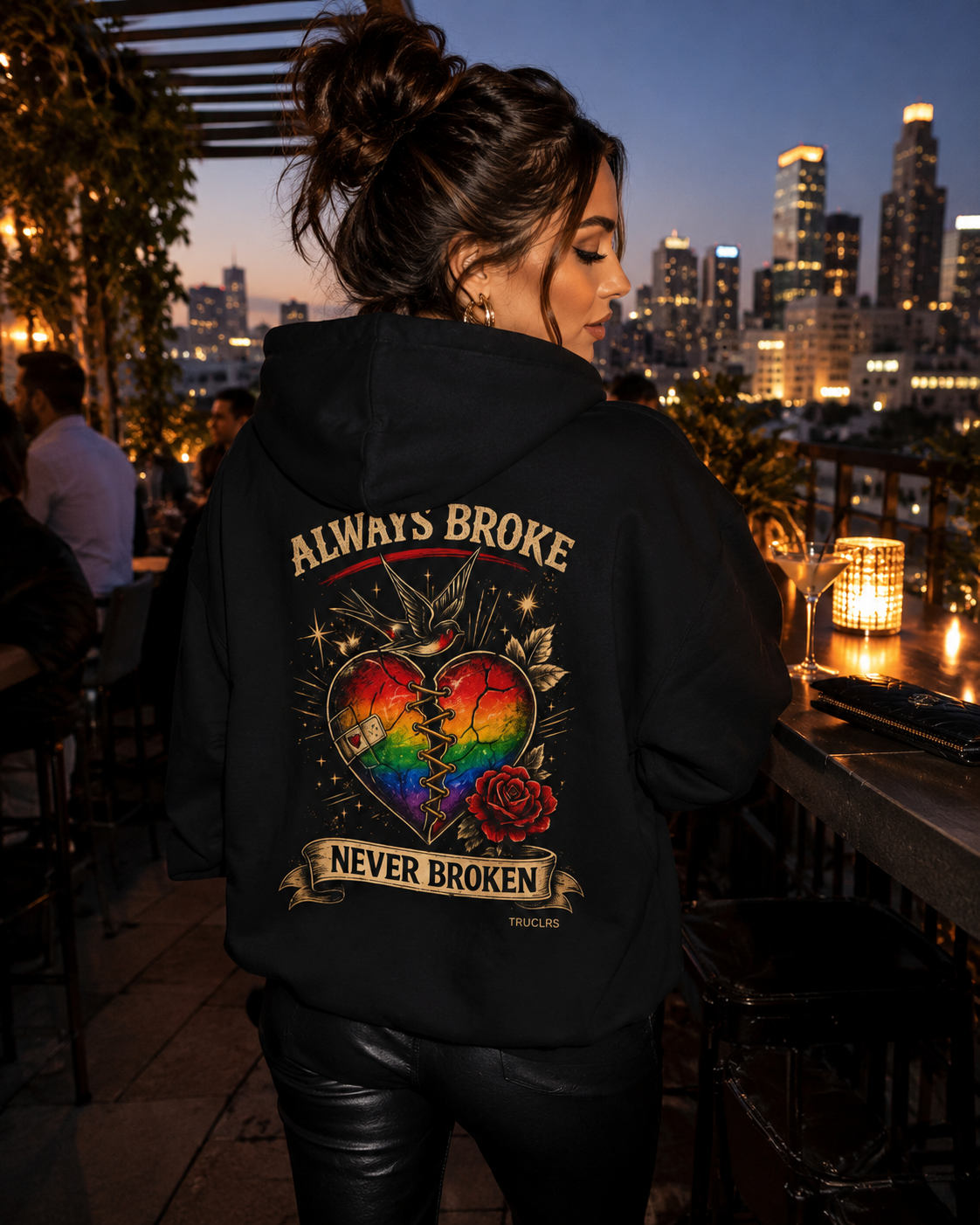 ALWAYS BROKE, NEVER BROKEN Hoodie