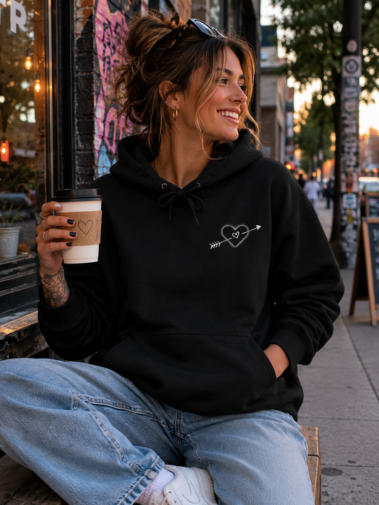 She is Mine - Couple Design Hoodie
