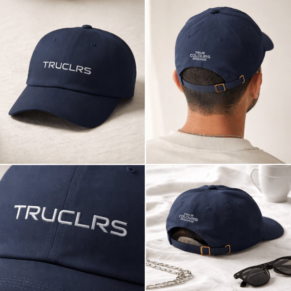 TRUCLRS signature dad cap for men