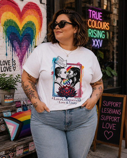 TRUCLRS™ True Hearts – Love Conquers All | Signature Pride Collection T-Shirt
