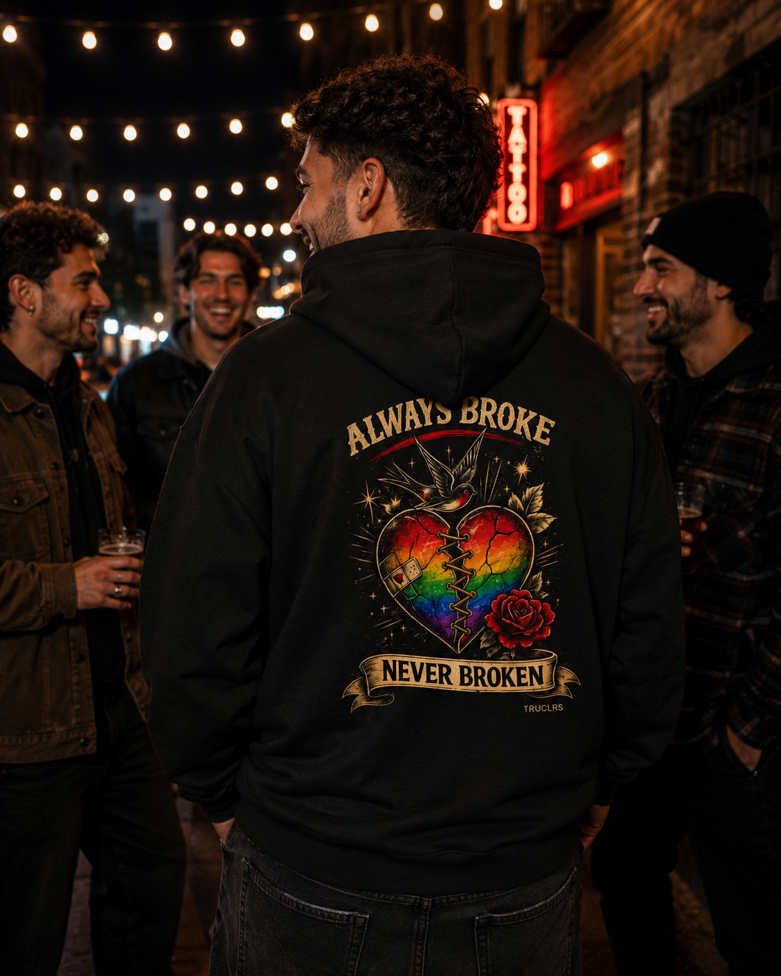 ALWAYS BROKE, NEVER BROKEN Hoodie