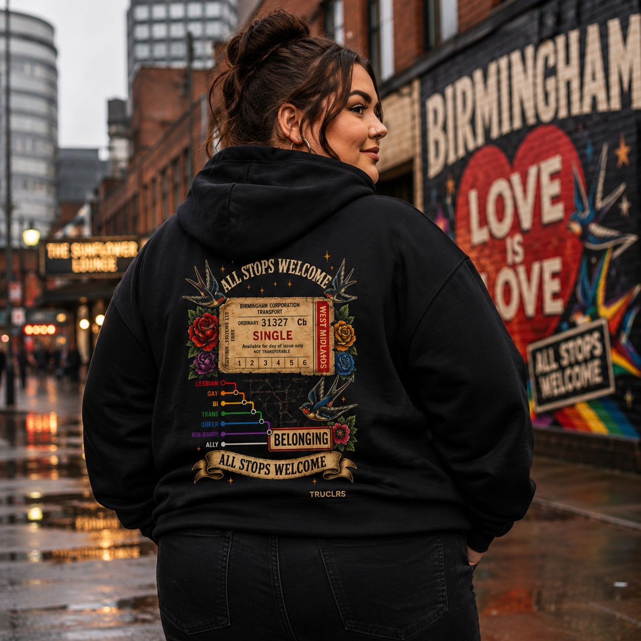 All Stops Welcome Hoodie
