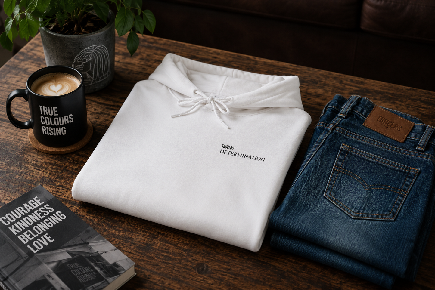 Impossibility to Possibility - Determination White Hoodie