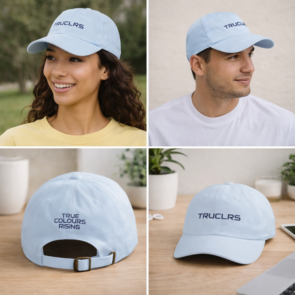 Premium cotton dad cap with subtle embroidered logo