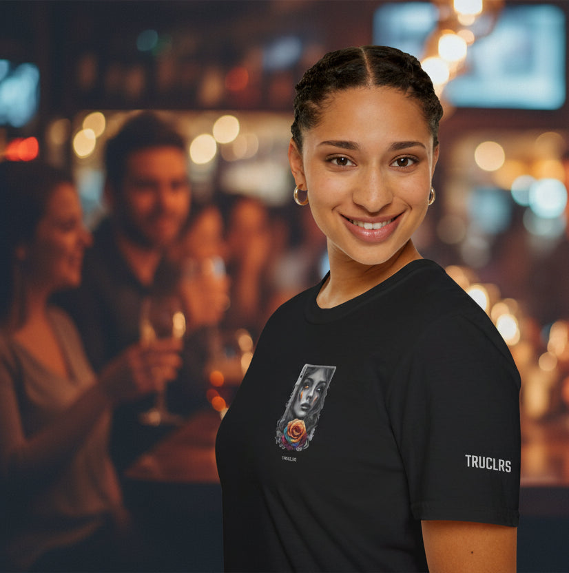 TRUCLRS T Shirt, colour within the shadows, pride and womanly