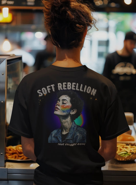 Soft Rebellion T-shirt - Wear your riot - True Colours Rising