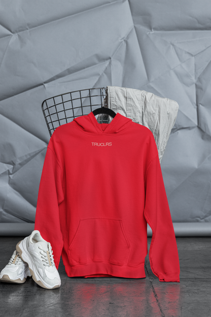 RED HOODIE WITH TRUCLRS