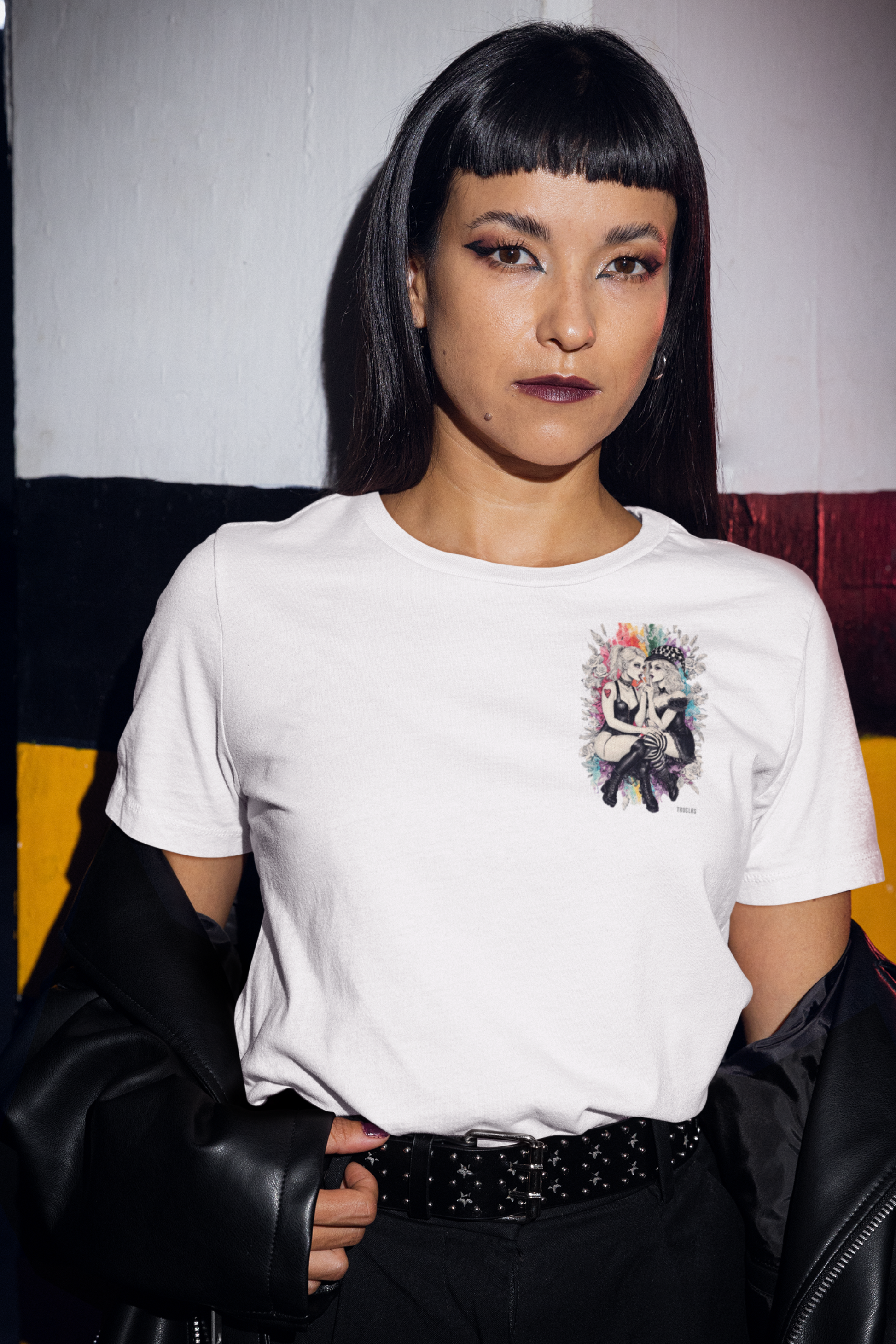 Secrets in Plain Sight Pocket Tee white streetwear t shirt with taboo pocket art
